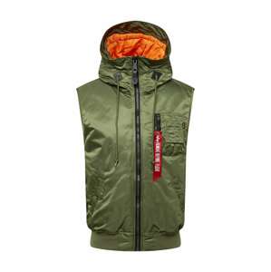 ALPHA INDUSTRIES Vesta  zelená / oranžová / jasne červená / biela