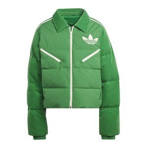 ADIDAS ORIGINALS Zimná bunda  zelená / biela