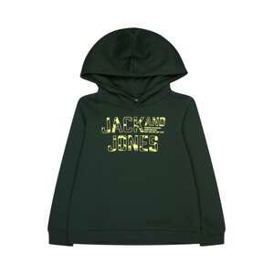 Jack & Jones Junior Mikina 'PEACEWALKER'  žltá / jedľová