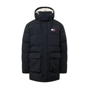 Tommy Jeans Prechodná parka  námornícka modrá / červená / čierna / biela