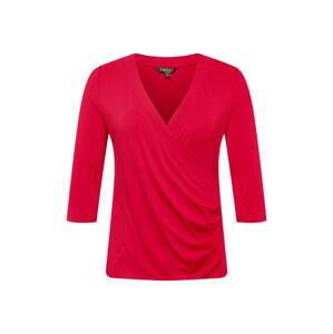 Lauren Ralph Lauren Plus Tričko 'ALAYJA'  červená