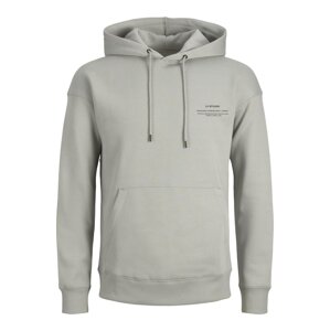 JACK & JONES Mikina 'FELIX'  sivá / čierna