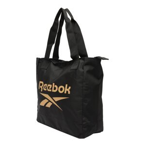 Reebok Sport Športová taška  piesková / čierna