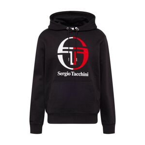 Sergio Tacchini Športová mikina 'NEW IBERIS'  červená / čierna / biela