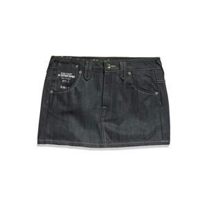 G-Star RAW Sukňa  čierny denim / biela