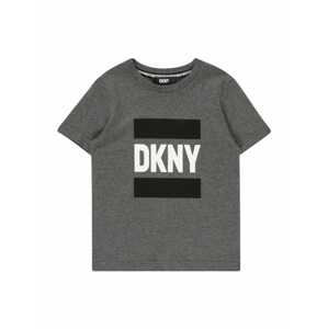 DKNY Tričko  antracitová / čierna / biela