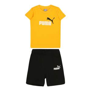 PUMA Tréningový komplet  svetlooranžová / čierna / biela