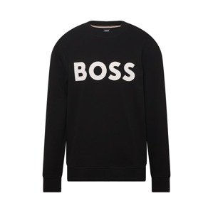 BOSS Black Mikina 'Stadler'  čierna / biela