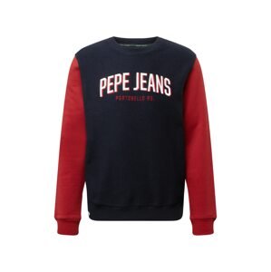 Pepe Jeans Mikina 'PERSEUS'  námornícka modrá / červená / biela