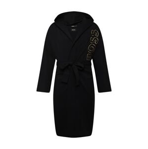 BOSS Black Dlhý župan 'Identity Hooded Robe'  zlatá / čierna