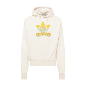 ADIDAS ORIGINALS Mikina 'Hero'  krémová / tyrkysová / oranžová / čierna