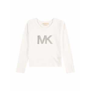 Michael Kors Kids Tričko  strieborná / biela