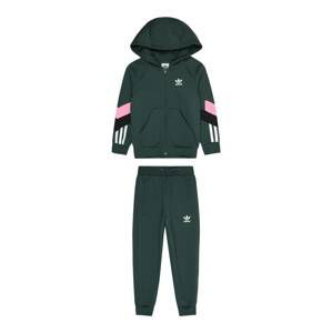 ADIDAS ORIGINALS Joggingová súprava  zelená / staroružová / čierna / biela