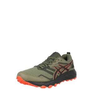 ASICS Bežecká obuv 'Gel-Sonoma 6'  kaki / jedľová / neónovo oranžová / čierna