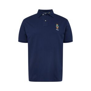 Polo Ralph Lauren Big & Tall Tričko  námornícka modrá / tyrkysová / hnedá / biela