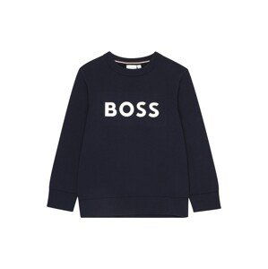 BOSS Kidswear Sveter  námornícka modrá / biela