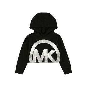 Michael Kors Kids Mikina  čierna / strieborná