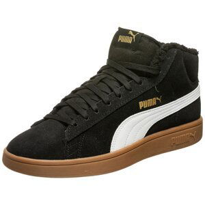 PUMA Členkové tenisky 'Smash v2'  čierna / biela