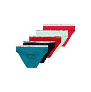 Tommy Hilfiger Underwear Nohavičky  petrolejová / pastelovo zelená / červená / čierna