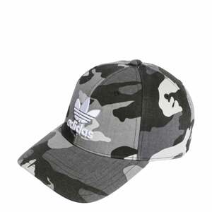 ADIDAS ORIGINALS Čiapka 'Camo'  sivá / čierna / biela