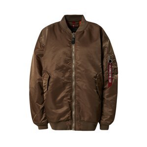 ALPHA INDUSTRIES Prechodná bunda 'Ma-1'  hnedá