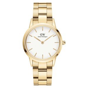 Daniel Wellington Analógové hodinky 'Iconic Link G White'  zlatá