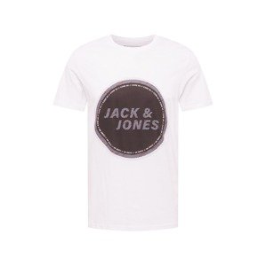 JACK & JONES Tričko 'Friday'  modrá / tmavohnedá / červená / biela