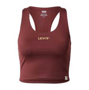 LEVI'S Top  žltá / burgundská