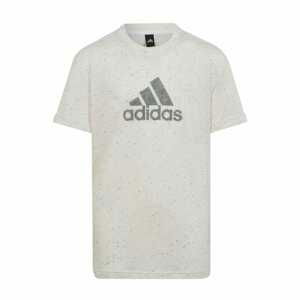 ADIDAS PERFORMANCE Funkčné tričko 'Future Icons Winners'  sivá melírovaná / prírodná biela