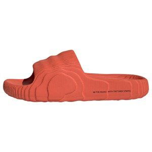 ADIDAS ORIGINALS Šľapky 'Adilette 22'  oranžovo červená / čierna