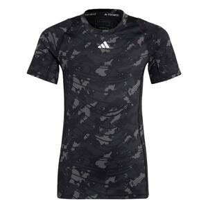 ADIDAS SPORTSWEAR Funkčné tričko  sivá / tmavosivá / čierna / biela