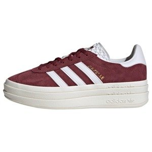 ADIDAS ORIGINALS Nízke tenisky 'GAZELLE BOLD '  zlatá / tmavočervená / biela