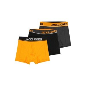 Jack & Jones Junior Nohavičky  tmavosivá / oranžová / čierna / biela