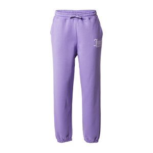 Juicy Couture Sport Športové nohavice  svetlofialová / biela