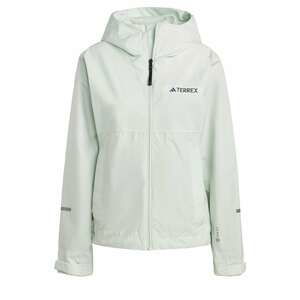 ADIDAS TERREX Outdoorová bunda 'Multi Rain.Rdy 2-Layer Rain 2'  pastelovo zelená / čierna