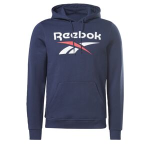 Reebok Sport Športová mikina  námornícka modrá / koralová / biela