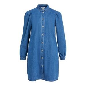 OBJECT Košeľové šaty 'ZANDIE'  modrá denim