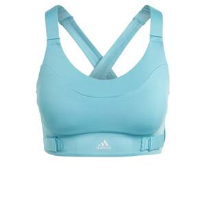 ADIDAS SPORTSWEAR Športová podprsenka 'Fastimpact Luxe Run High-Support'  svetlomodrá / biela