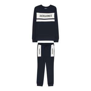 Jack & Jones Junior Joggingová súprava 'Toms'  námornícka modrá / biela