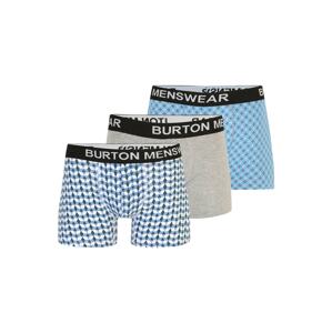 BURTON MENSWEAR LONDON Boxerky  svetlomodrá / sivá melírovaná / tmavozelená / čierna