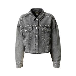 River Island Prechodná bunda  sivý denim