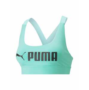 PUMA Športová podprsenka  mätová / čierna