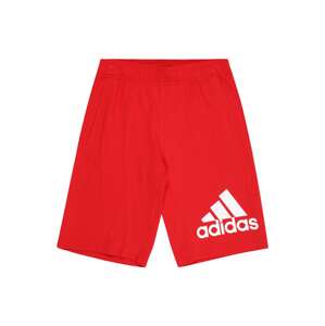 ADIDAS SPORTSWEAR Športové nohavice  krvavo červená / biela