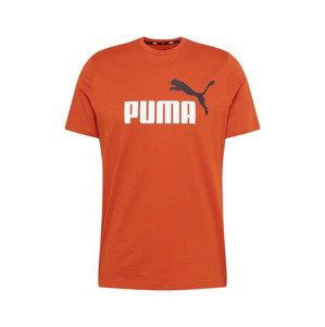 PUMA Funkčné tričko  hnedá / čierna / biela