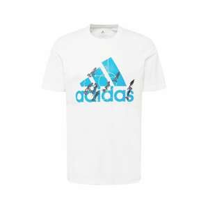 ADIDAS SPORTSWEAR Funkčné tričko 'MOTION'  svetlomodrá / čierna / biela