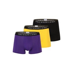 Polo Ralph Lauren Boxerky  žltá / tmavofialová / čierna / šedobiela