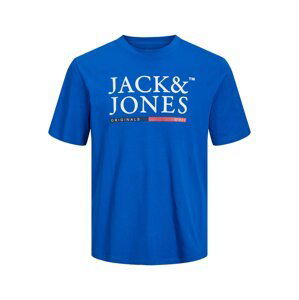 JACK & JONES Tričko 'Coddy'  modrá / námornícka modrá / červená / biela