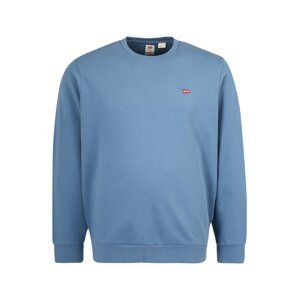 Levi's® Big & Tall Mikina 'Original Housemark Crewneck Sweatshirt'  opálová / červená / biela