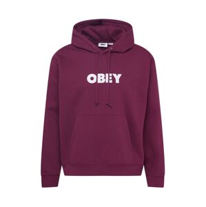 Obey Mikina  burgundská / biela