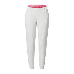 Calvin Klein Underwear Pyžamové nohavice  ružová / biela